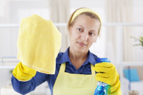 Professional carpet cleaning equipment prepared for a service appointment