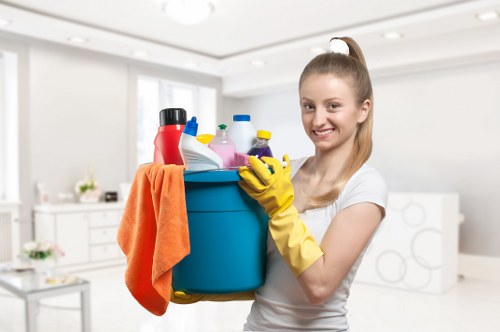 Deep cleaning tile and grout floors in SE10